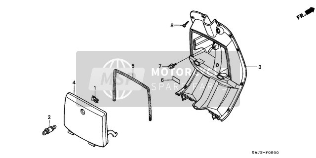 77239GN2970, Serratura Scatola Lateral, Honda, 4